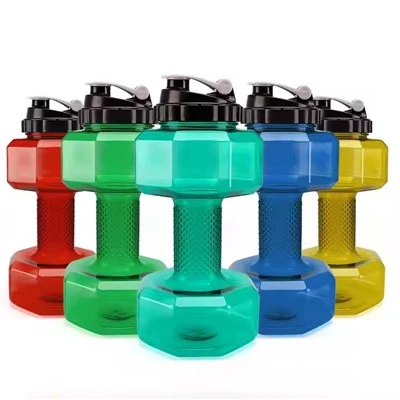 Flixkun tal-ilma tal-Gym tal-plastik Nofs Gallon Dumbbell